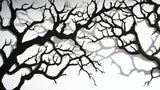 Black and white tree branch design file showing intricate pattern detail