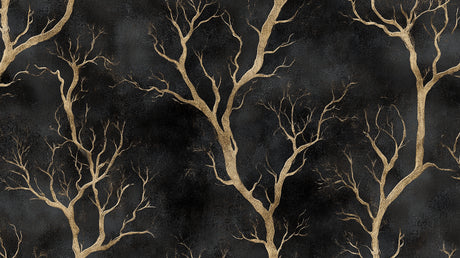 Black and gold tree branch design file showing intricate pattern details