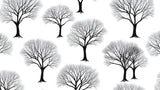 Black and white tree design file showing intricate branch pattern detail