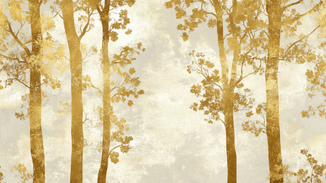 Design file showing detailed gold tree pattern on beige background