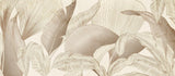 Palm leaf line art wallpaper design file showing intricate pattern details
