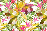 Tropical orchid wallpaper design file showing detailed pink blooms and lush green foliage pattern