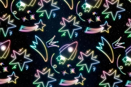 Tropical flamingo under moonlight design file showing intricate pattern details and rich colors