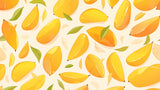 Tropical Mural Wallpaper | Fresh Mango Pattern Design