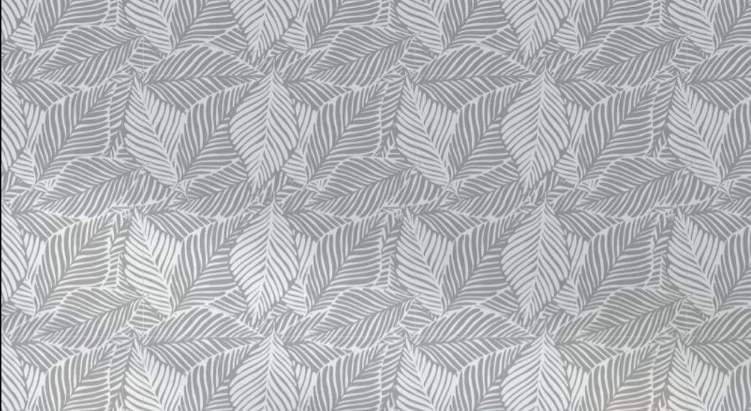 Grey palm leaf pattern design file showing intricate botanical details and texture