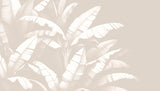 Minimalist banana leaves design file showing detailed botanical pattern and texture