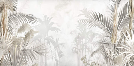 White Palm Leaves design file showing detailed palm frond pattern and texture