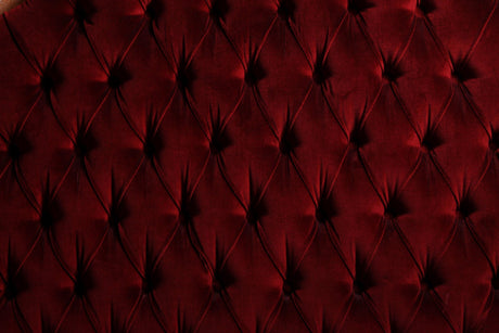 Design file of burgundy velvet 3D tufted pattern showing detailed texture and diamond quilting