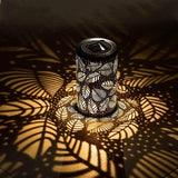 Solar Garden Lantern  Tropical Leaf Pattern - Product detail 5