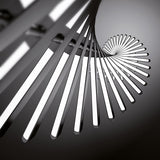 Modern LED Chandelier  Abstract Fishbone Design - Product detail 4
