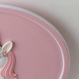 Kids Unicorn Ceiling Light  Pink LED Floral Design - Product detail 7