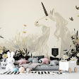Unicorn Mural Wallpaper  Enchanted Garden with Butterflies - Premium wallpaper design showcase