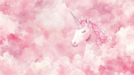 Unicorn and pink clouds design file showing full pattern detail