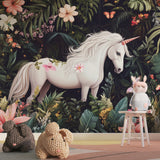 Fantasy Garden Wallpaper bringing magic to a nursery setting