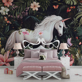 Enchanted Garden Wall Mural in a modern children's bedroom