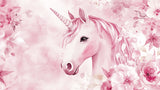 Watercolor unicorn design file showing detailed pink fantasy pattern