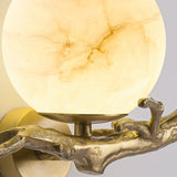 Modern Marble Wall Light  Brass Branch Design - Product example