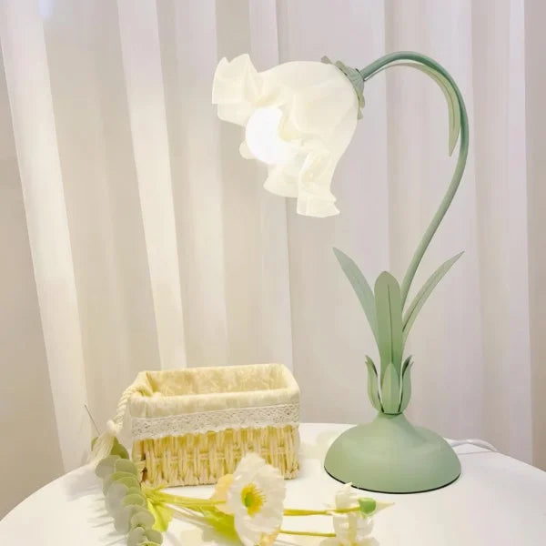 Vintage Table Lamp  Floral Design Adjustable Arm - Product detail 19