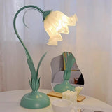 Vintage Table Lamp  Floral Design Adjustable Arm - Product detail 9