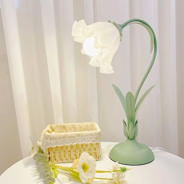Vintage Table Lamp  Floral Design Adjustable Arm - Product detail 14