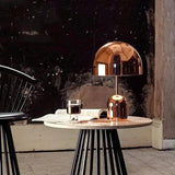 Modern Mushroom Table Lamp  Chrome Dome Design - Product detail 4