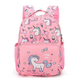 Kids Unicorn Backpack  Pink Fantasy Pattern With Inspirational Message - Detailed view