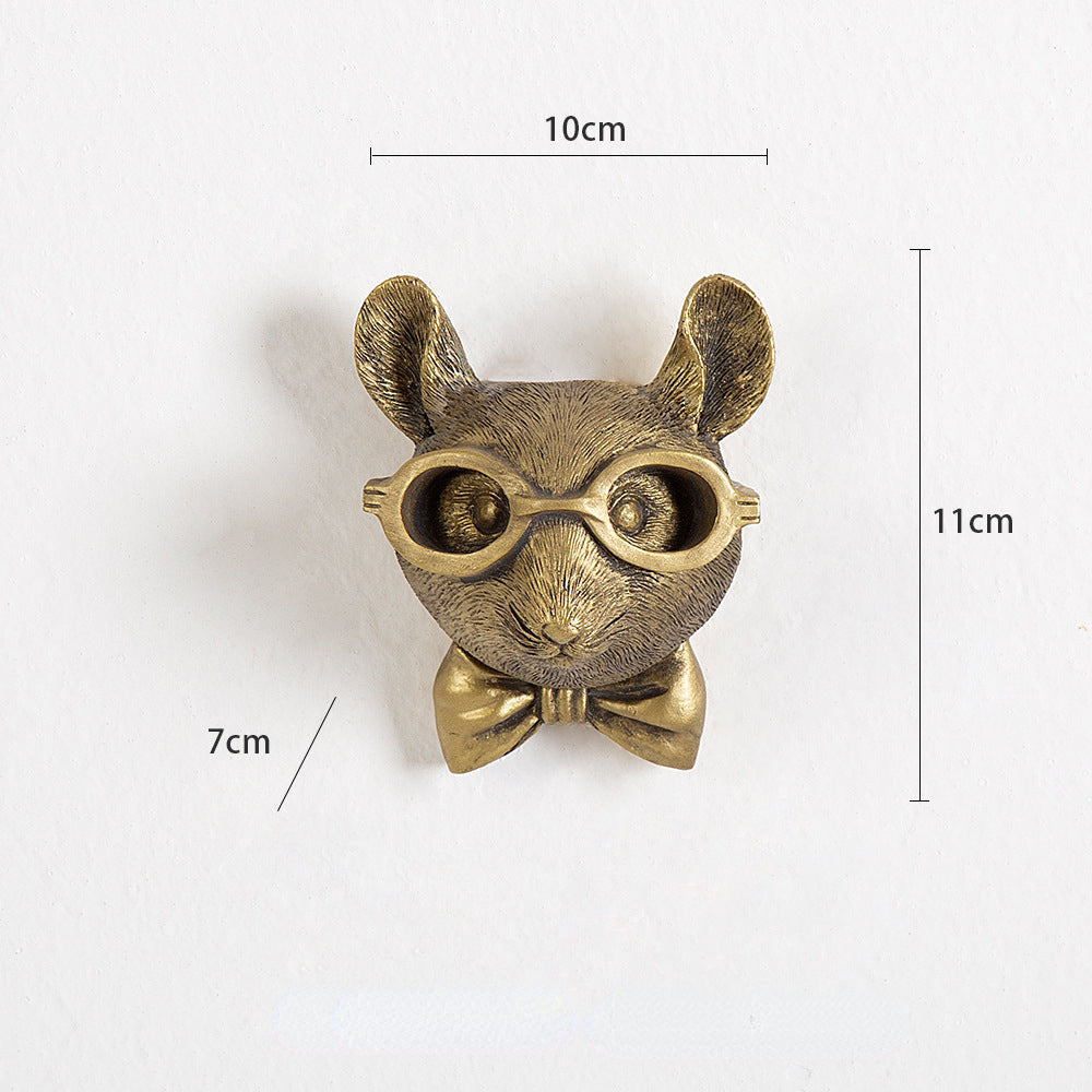 Animal Wall Decor  Vintage Gold Resin Sculptures - Product detail 7