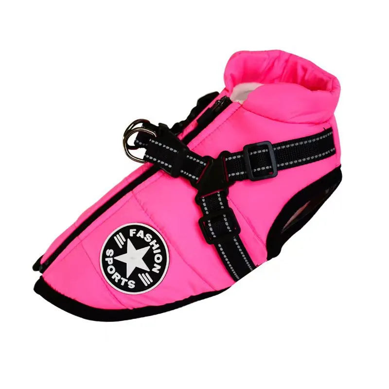 Winter Dog Coat  Built-in Safety Harness Design - Product detail 11