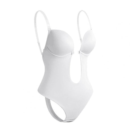 Womens Shaping Bodysuit  Deep V-Neck Smoothing Design - Product detail 7