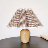 Scandinavian Table Lamp  Pleated Shade With Black Trim - Product detail 22