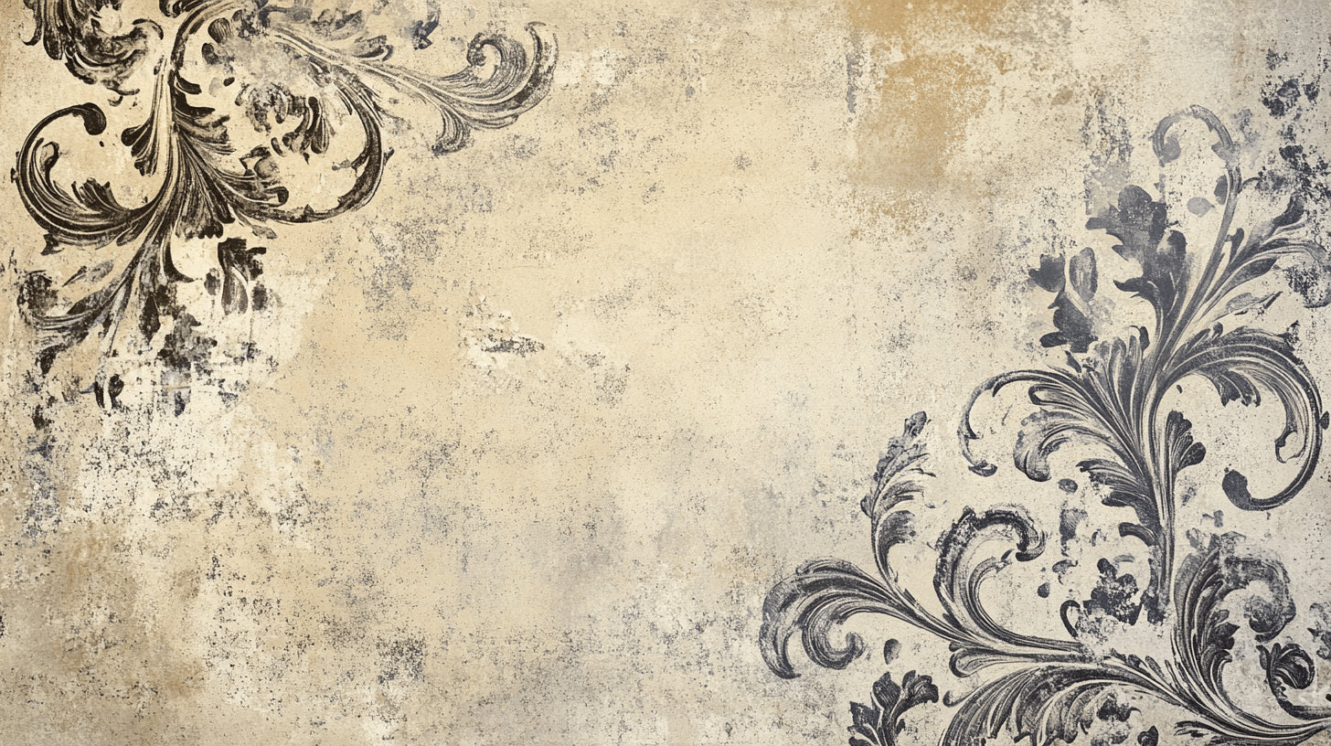 Refined ornamental pattern design file showing intricate beige and charcoal details