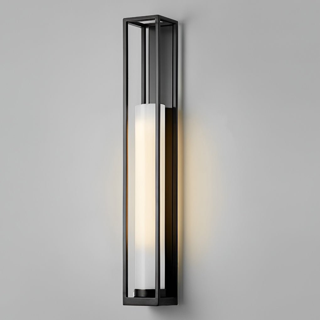 Modern Wall Sconce  Brushed Bronze Cylinder Frame - Product detail 6