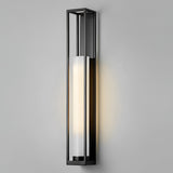 Modern Wall Sconce  Brushed Bronze Cylinder Frame - Product detail 6