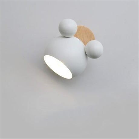 Nordic Kids Wall Light  Playful Mickey Design - Product showcase