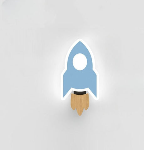 Kids Room Wall Light  Rocket LED Night Lamp - Product example