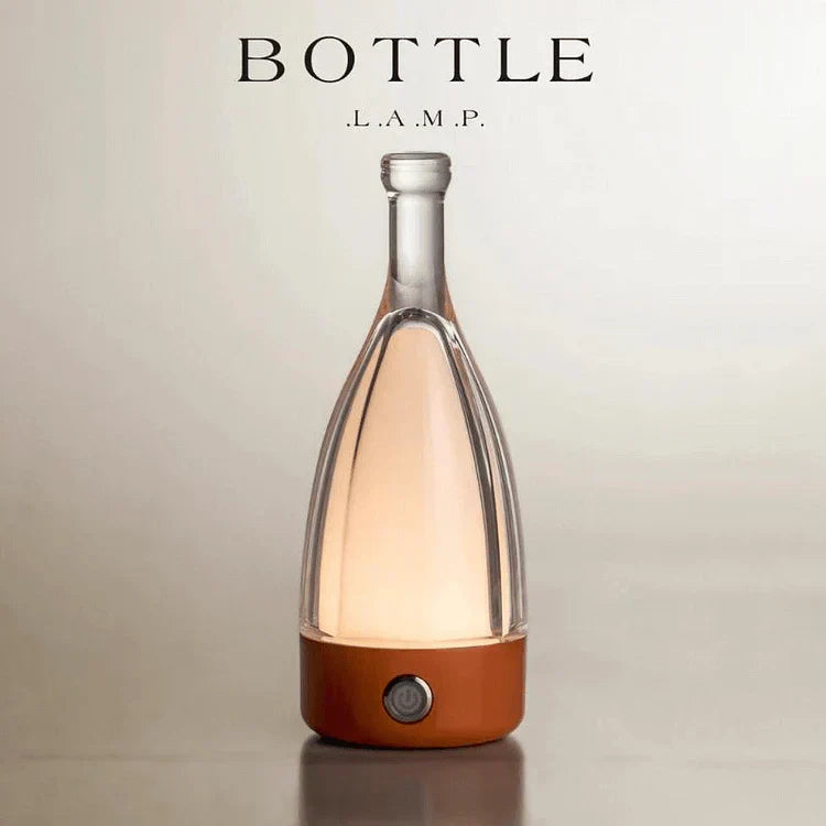 Wine Bottle Table Lamp  Glass LED Touch Control - Product detail 15