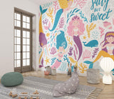 Mermaid Mural Wallpaper | Underwater Fantasy with Coral Reef