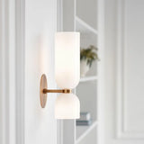 Modern Glass Wall Lamp  Dual Layer Smoked Design - Product detail 5