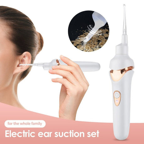 Electric Ear Cleaner  LED Light Soft Suction Technology - Product showcase