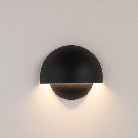 Modern Outdoor Wall Light  Minimalist Black LED Sconce - Product detail 4