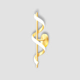 Modern Spiral Wall Light  Gold White LED Design - Product detail 13