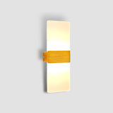 Modern Wall Sconce  Minimalist Acrylic Panel with Gold Accent - Product detail 5