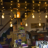 LED Globe String Lights  Glass Ball Curtain with Warm Glow - Product detail 5