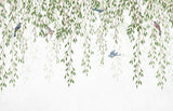 Willow tree and birds design file showing intricate branch patterns and color detail