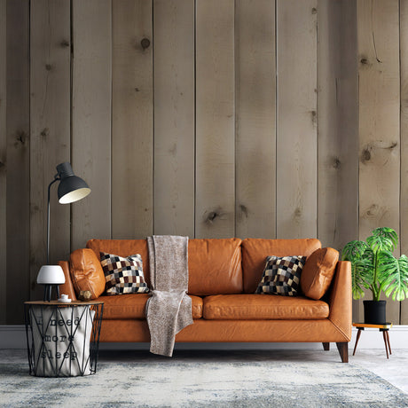 Wood Mural Wallpaper  Natural Rustic Plank Design - Premium wallpaper design showcase
