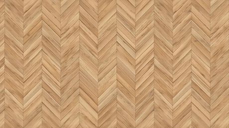 Chevron parquet wood pattern wallpaper design file showing detailed wood grain texture and warm honey tones