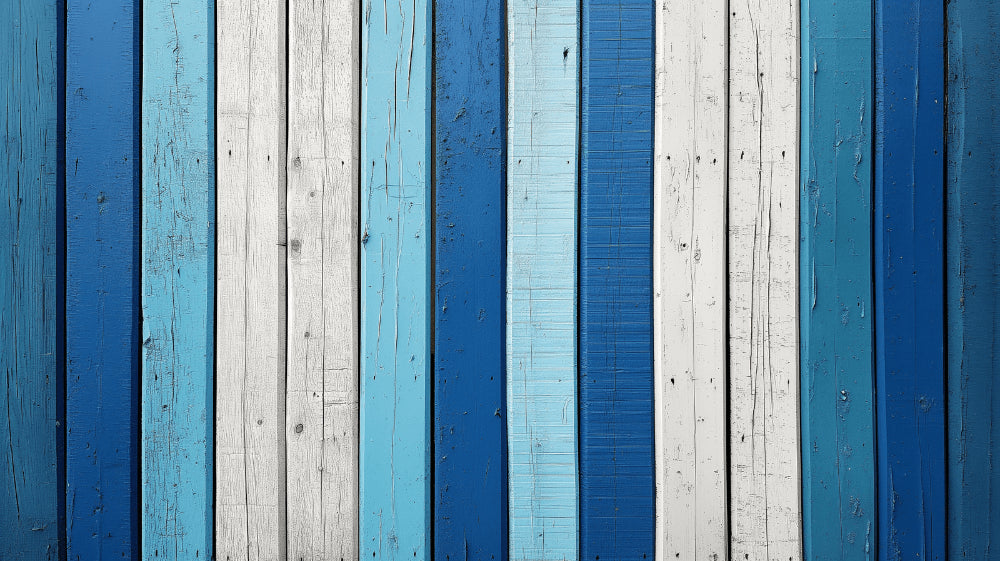 Blue and white striped wood pattern design file showing detailed plank textures