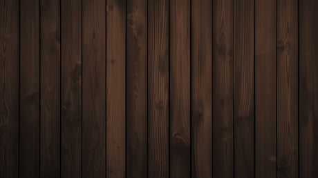Wood panel wall mural creating warmth in contemporary home office setting