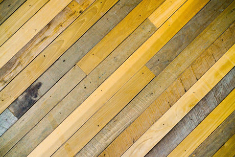 Wood plank wallpaper design file showing detailed diagonal pattern and authentic grain texture
