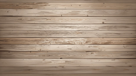 Rustic wood effect wallpaper in Scandinavian bedroom with white bedding and minimal furniture